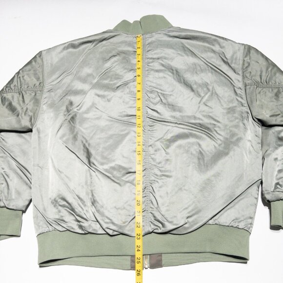 Nike Sportswear Reversible Bomber Jacket Women's Medium Quilted Green FN3168-386 - Picture 13 of 16